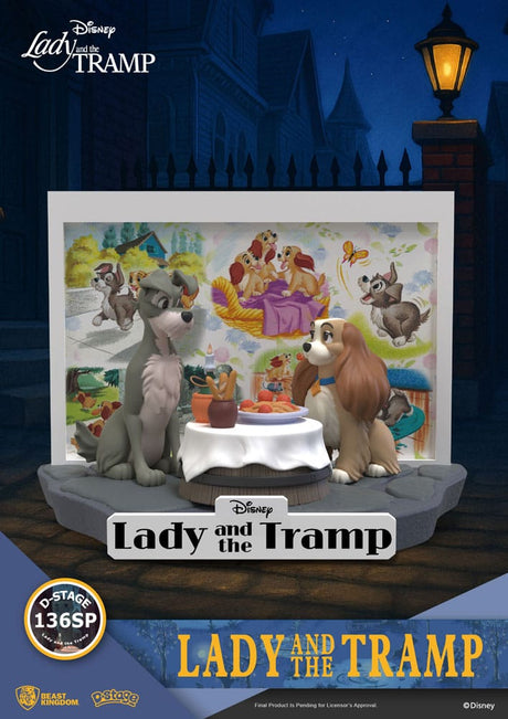 Disney D-Stage PVC Statue Lady and the Tramp 12 cm 