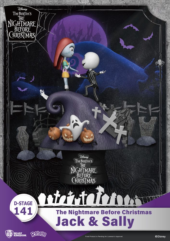 Nightmare before Christmas D-Stage PVC Diorama Jack & Sally 15 cm