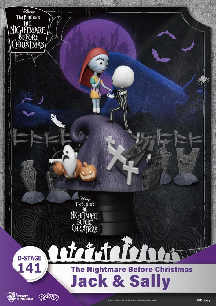 Nightmare before Christmas D-Stage PVC Diorama Jack & Sally 15 cm
