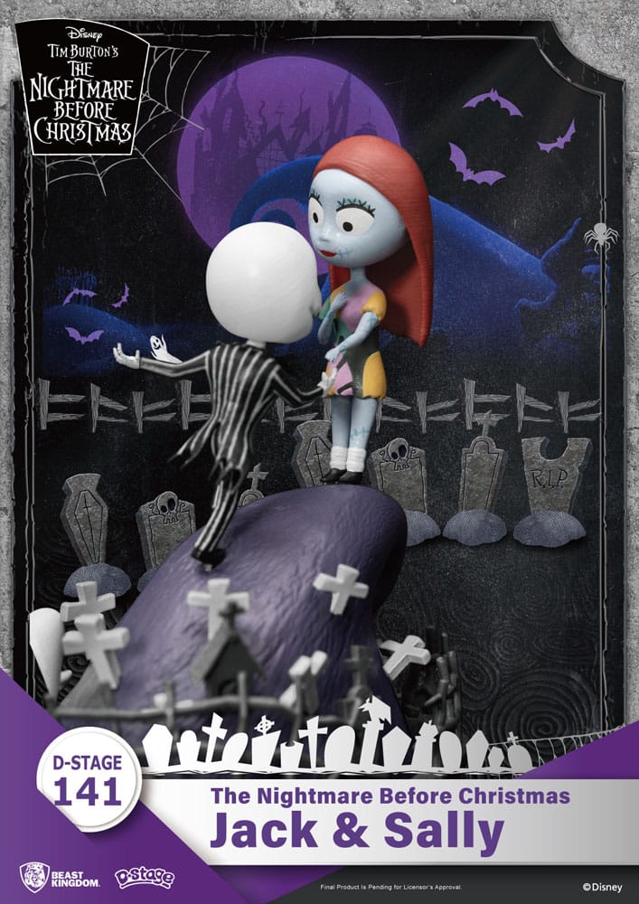 Nightmare before Christmas D-Stage PVC Diorama Jack & Sally 15 cm