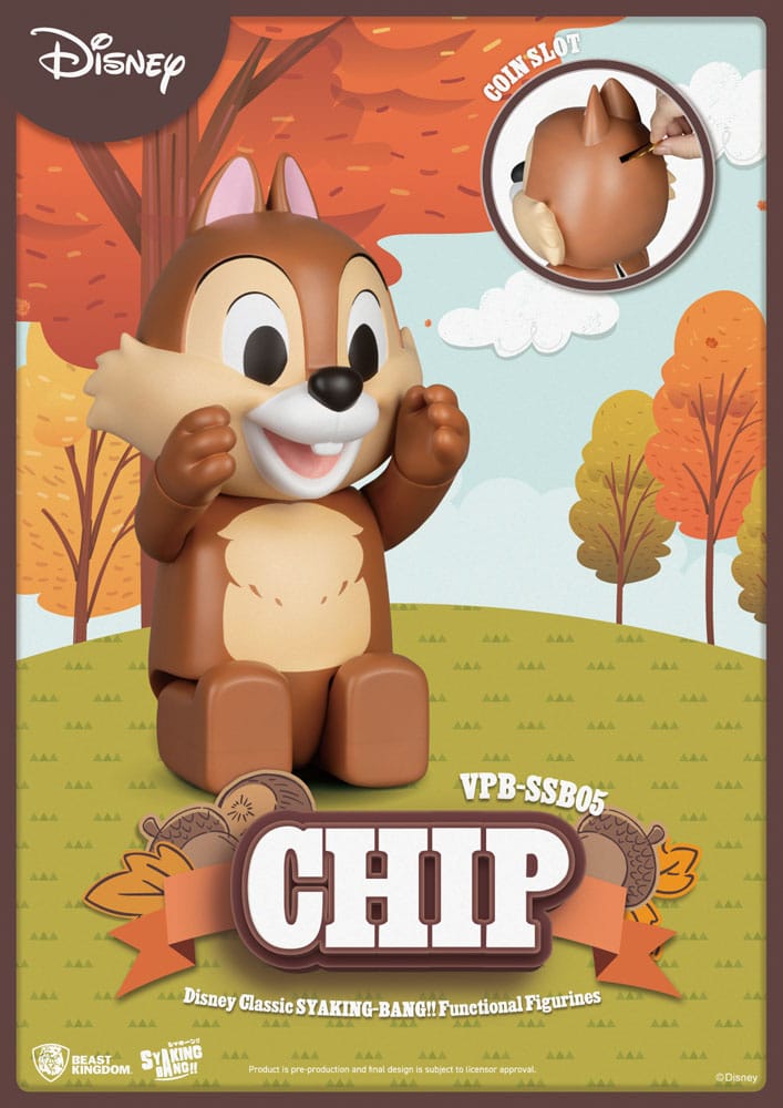 Disney: Classic Chip 'n' Dale Syaking Bang PVC Figur Chip 33 cm