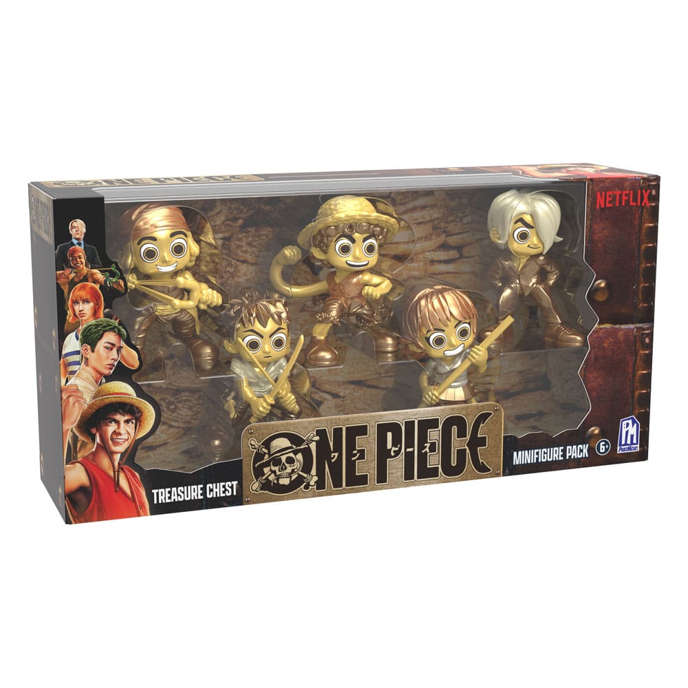 One Piece Mini figures Set Gold 6 cm 