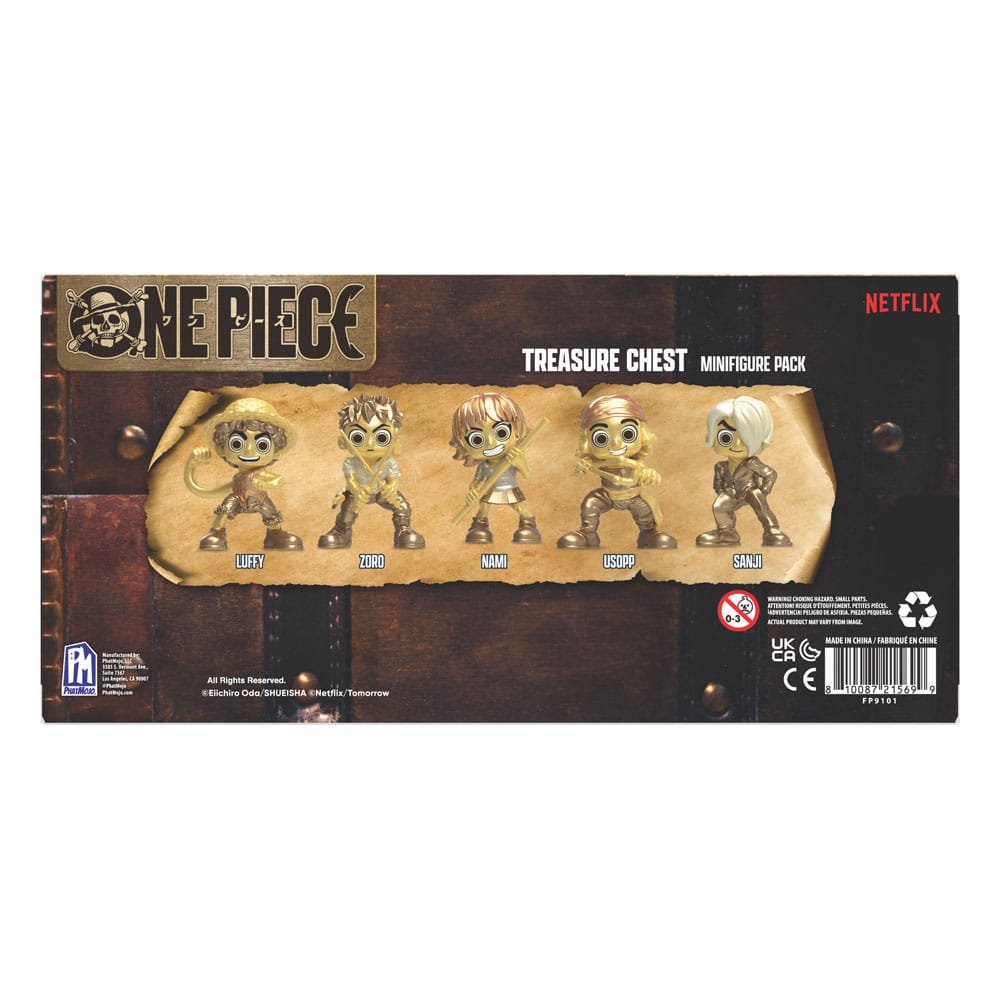 One Piece Mini figures Set Gold 6 cm 