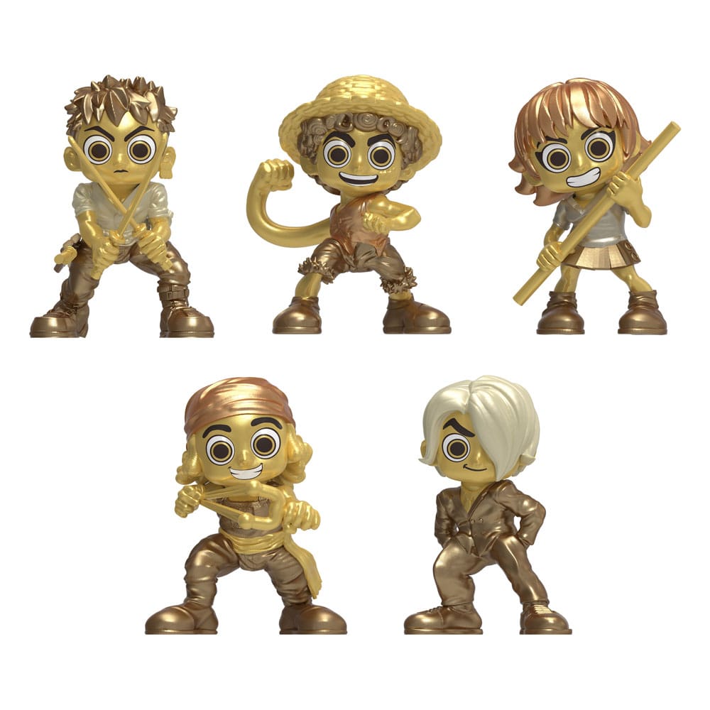 One Piece Mini figures Set Gold 6 cm 