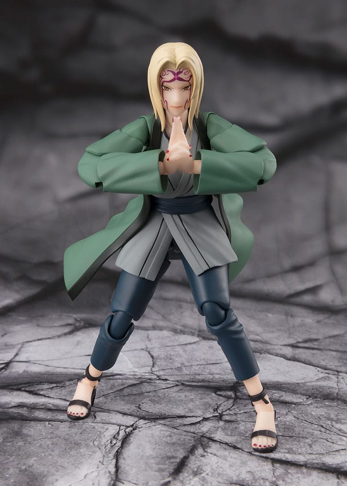 Naruto S.H.Figuarts Action Figure Tsunade The legendary Medical Ninja 14 cm    