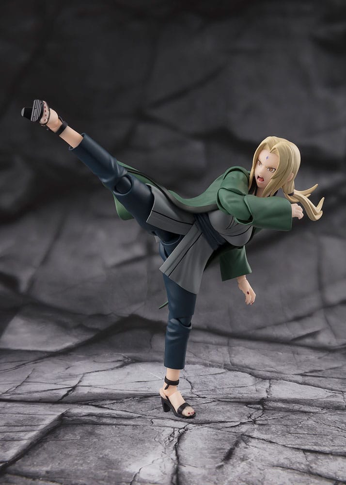 Naruto S.H.Figuarts Action Figure Tsunade The legendary Medical Ninja 14 cm    