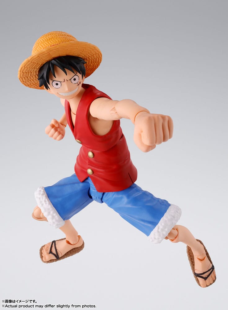 One Piece S.H. Figuarts Action Figure Monkey D. Luffy Romance Dawn 15 cm 