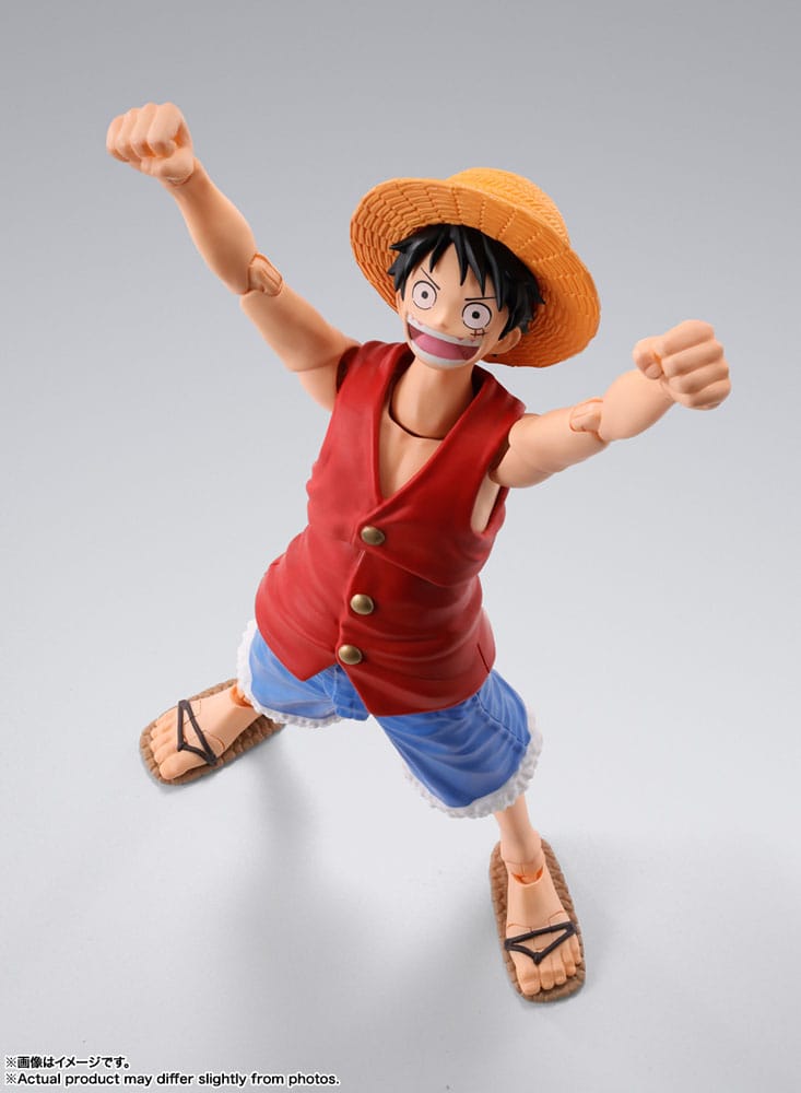 One Piece S.H. Figuarts Action Figure Monkey D. Luffy Romance Dawn 15 cm 