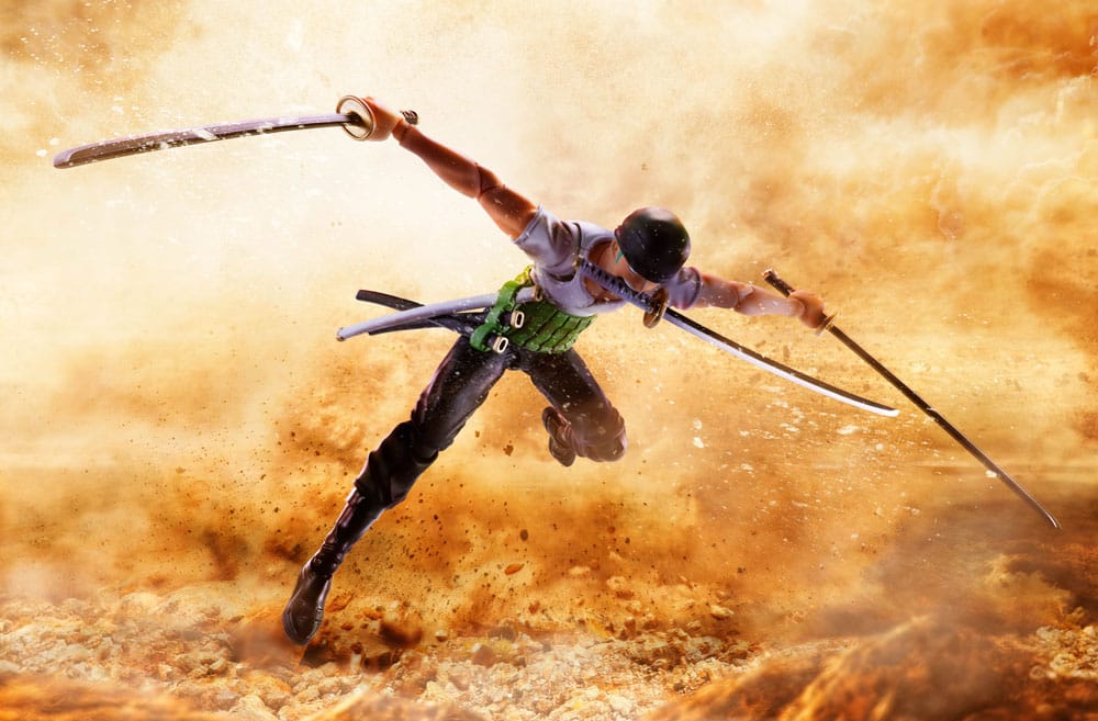 One Piece S.H.Figuarts Action Figure Roronoa Zoro Romance Dawn Ver. 15 cm       