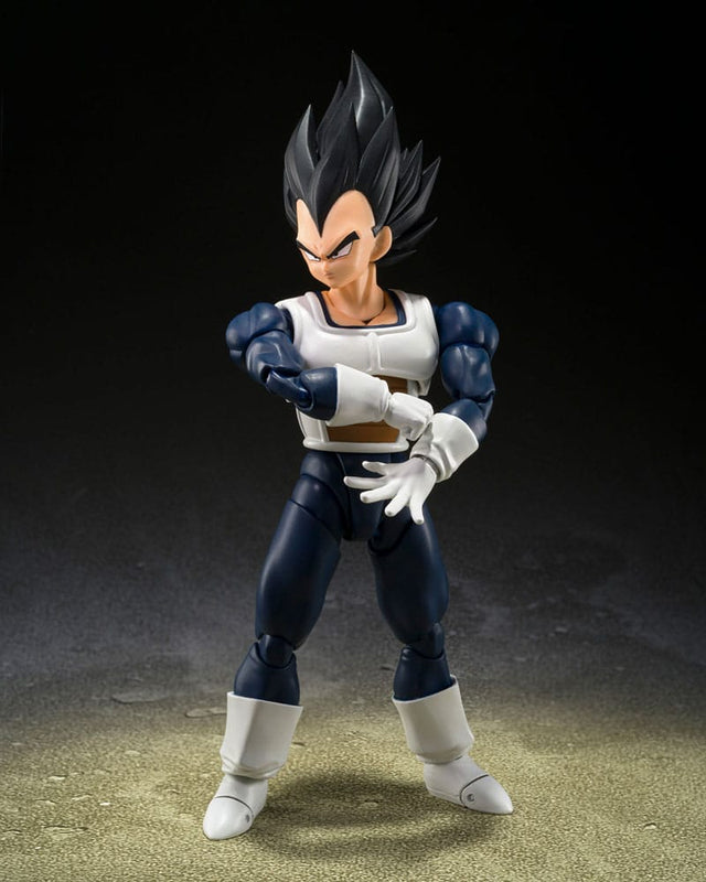 Dragon Ball S.H. Figuarts Action Figure Vegeta Old Battle Clothes 14 cm     