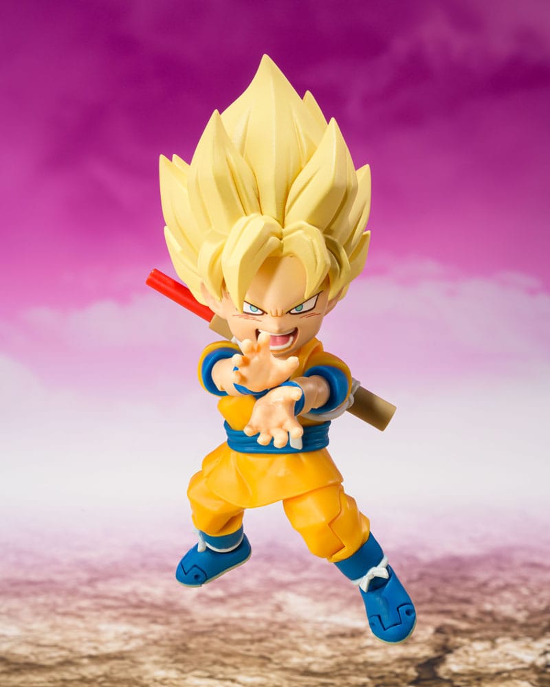 Dragon Ball S.H.Figuarts Action Figure Super Saiyan Son Goku (mini) Daima 8 cm       