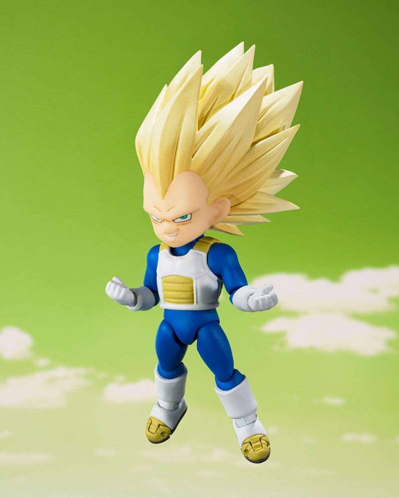 Dragon Ball S.H.Figuarts Action Figure Super Saiyan Level 3 Vegeta (mini) Daima 8 cm        