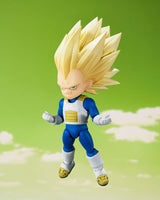 Dragon Ball S.H.Figuarts Action Figure Super Saiyan Level 3 Vegeta (mini) Daima 8 cm        