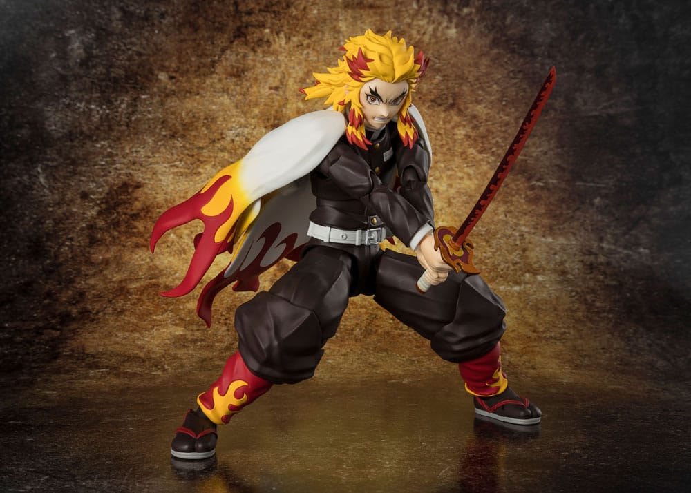 Demon Slayer: Kimetsu no Yaiba S.H.Figuarts Action Figure Kyojuro Rengoku 15 cm 
