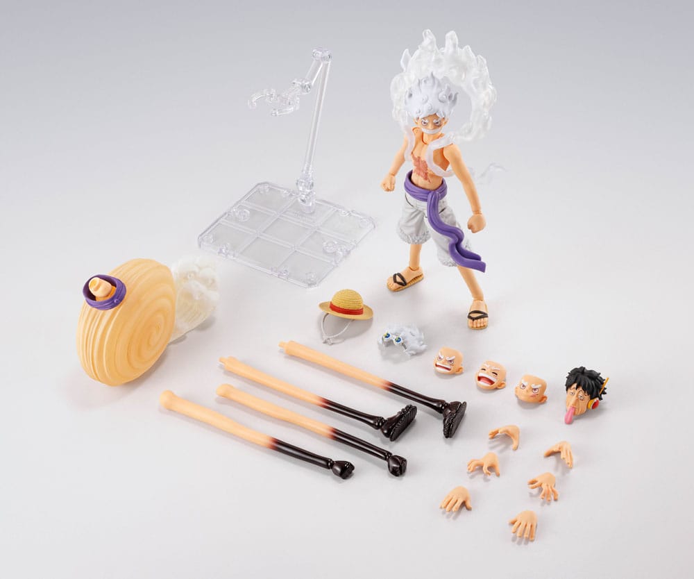 One Piece S.H.Figuarts Action Figure Monkey D. Luffy Gear 5 -Future Island Egghead- 15 cm