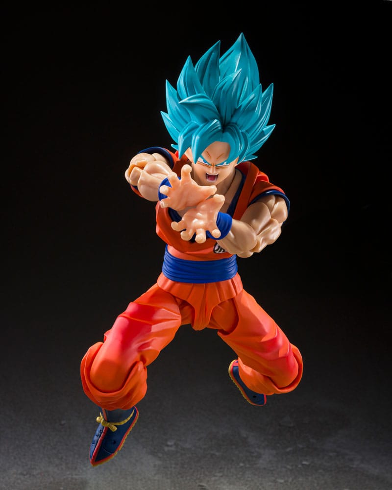 Dragon Ball Super Saiyan God Action Figure - 15 cm Son Goku by Bandai Tamashii Nations
