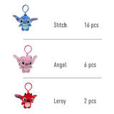 Lilo & Stitch Plush Keychains 12 cm Assortment (24)      