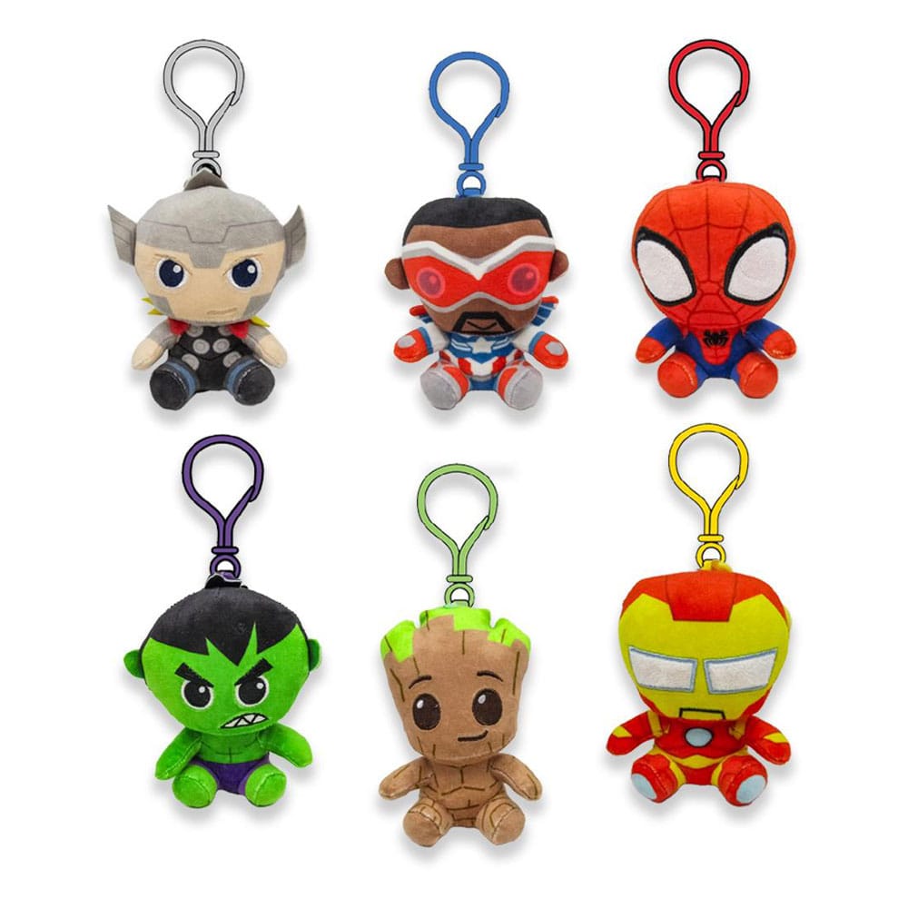 Marvel Plush Keychains 12 cm Assortment (24) – Popinabox