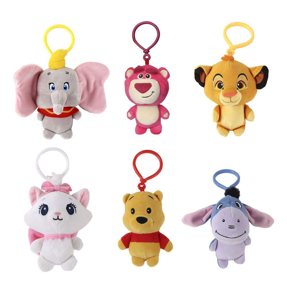 Disney Plush Keychains 12 cm Assortment (24)      