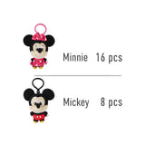 Disney Plush Keychains Minnie & Mickey 12 cm Assortment (24)      