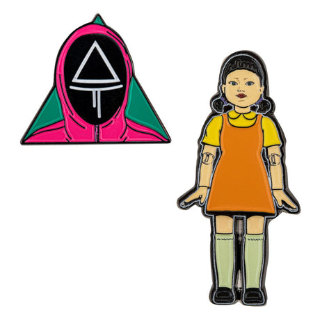 Squid Game Pins 2-Pack Young-hee & Soldier