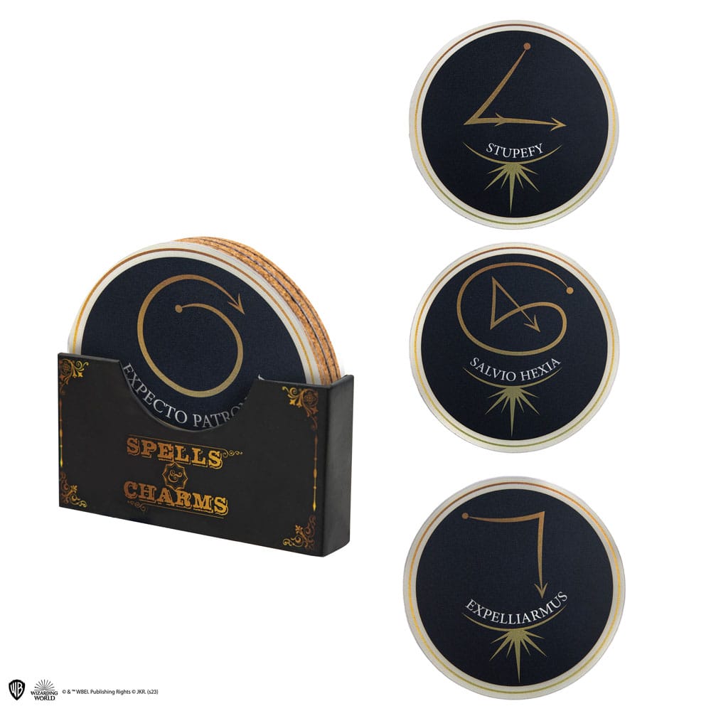 Harry Potter Coaster 4-Pack Spell & Charms 