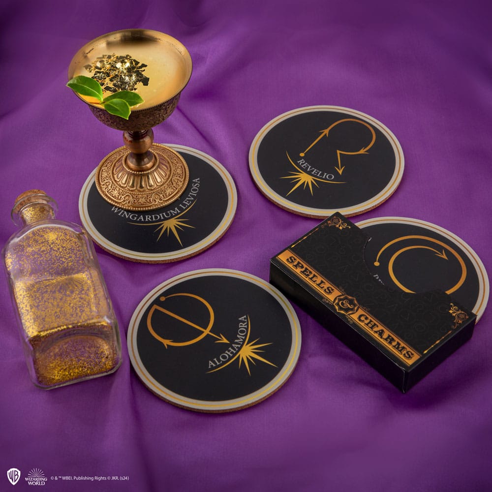Harry Potter Coaster 4-Pack Spell & Charms 