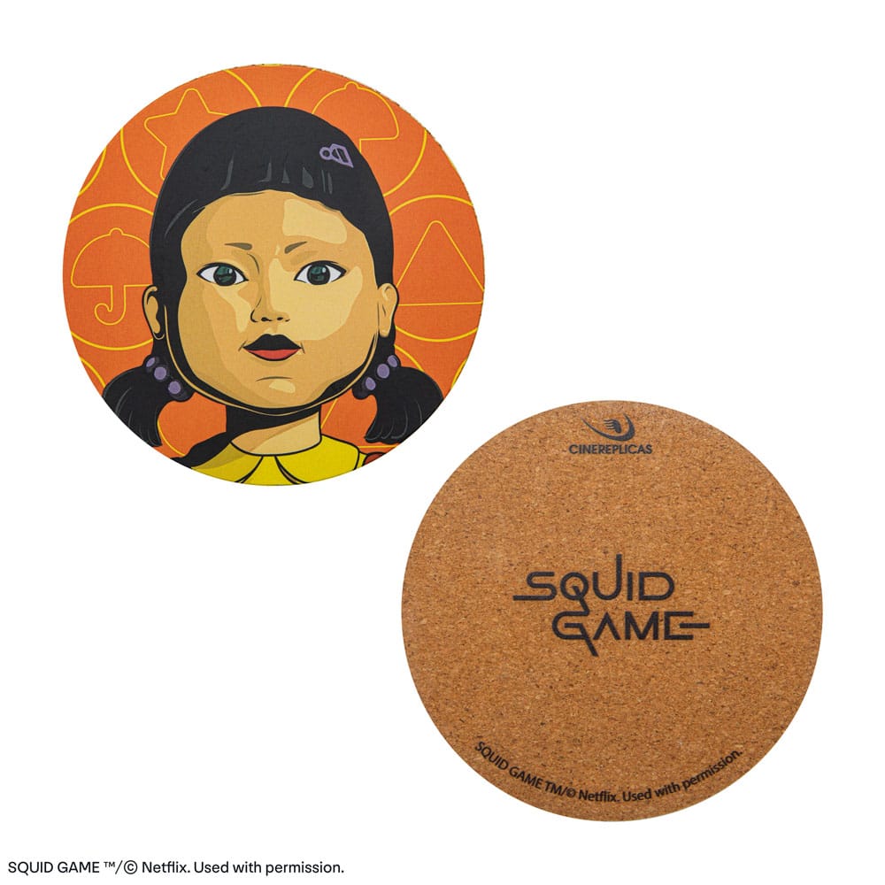 Squid Game Coaster 4-Pack 