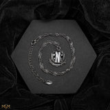 Wednesday Necklace with Pendant Nevermore Academy Black