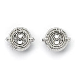 Harry Potter Earrings Time Turner (Silver Tone)