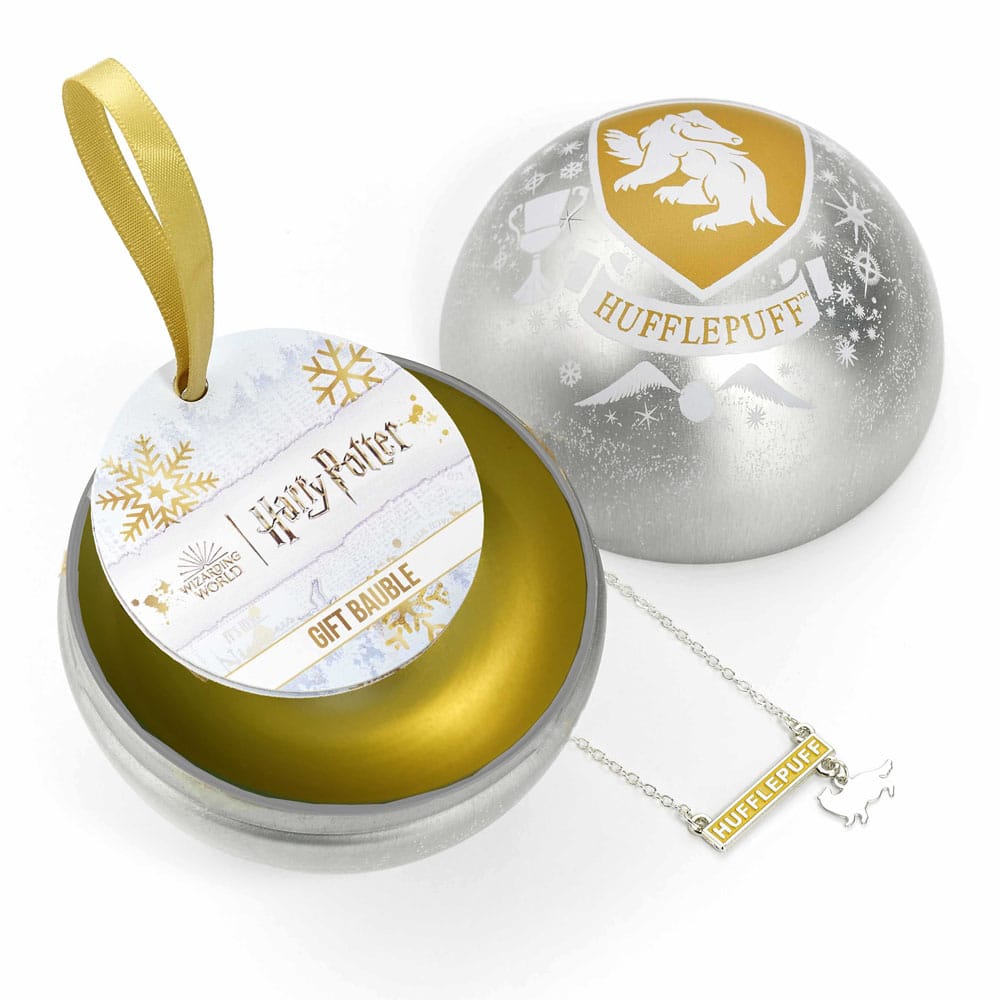 Harry Potter tree ornament with Necklace Hufflepuff 