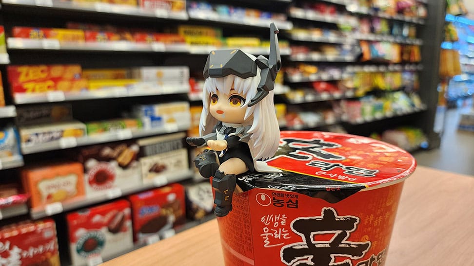 Goddess of Victory: Nikke Cup Noodle Holder PVC Statue Snow White 10 cm      