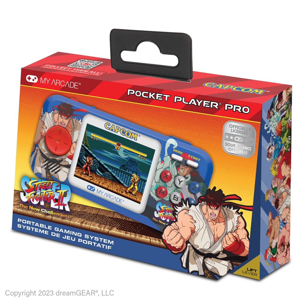 Super Street Fighter II Portable Gaming System Pocket Player Pro 