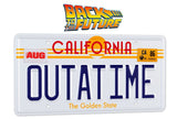 Back To The Future Replica 1/1 ´Outatime´ DeLorean License Plate