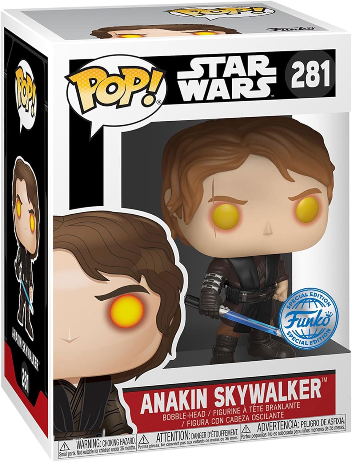 Star Wars POP! Vinyl Bobble-Head Dark Side Anakin 9 cm