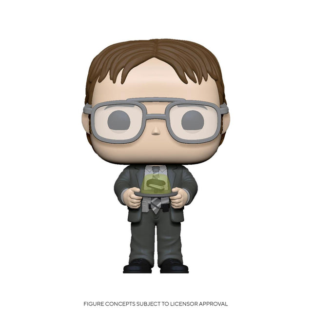 The Office's Dwight with Jello Stapler POP! TV Vinyl Figure - Funko Fandom Fun