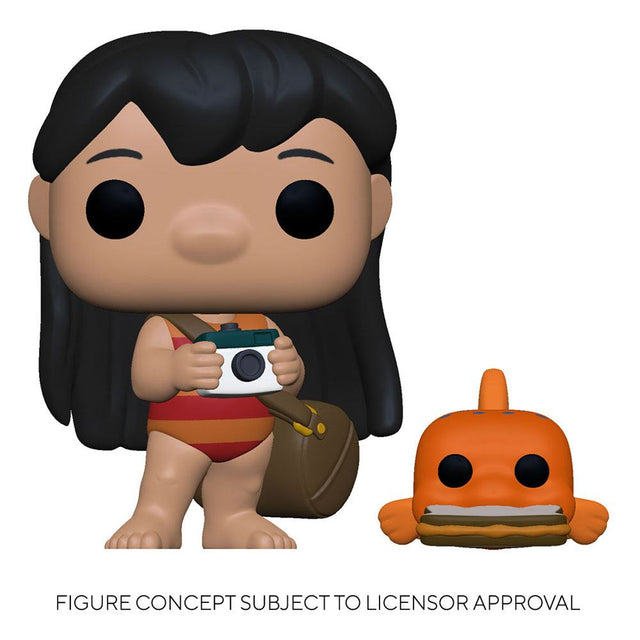 Lilo & Stitch Funko POP! Vinyl Figure Lilo with Pudge - 9cm