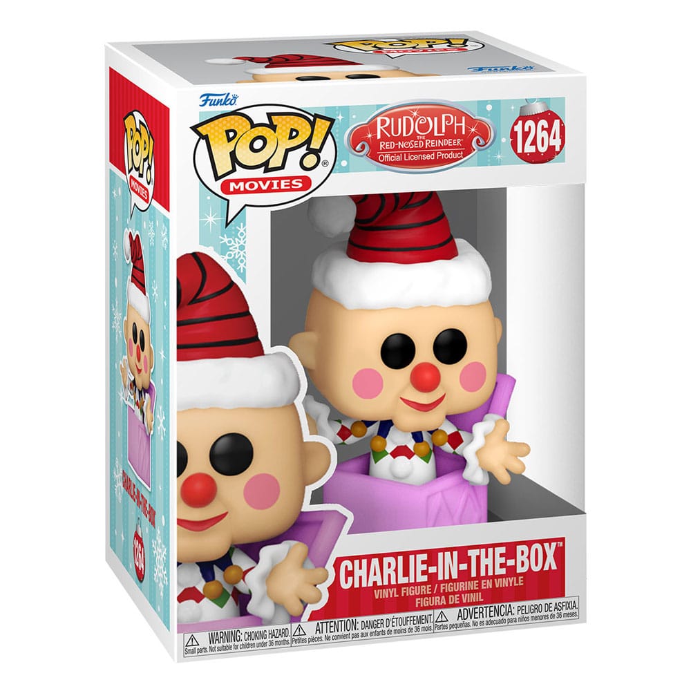 Rudolph the Red-Nosed Reindeer POP! Movies Vinyl Figure Charlie in the Box 9 cm 