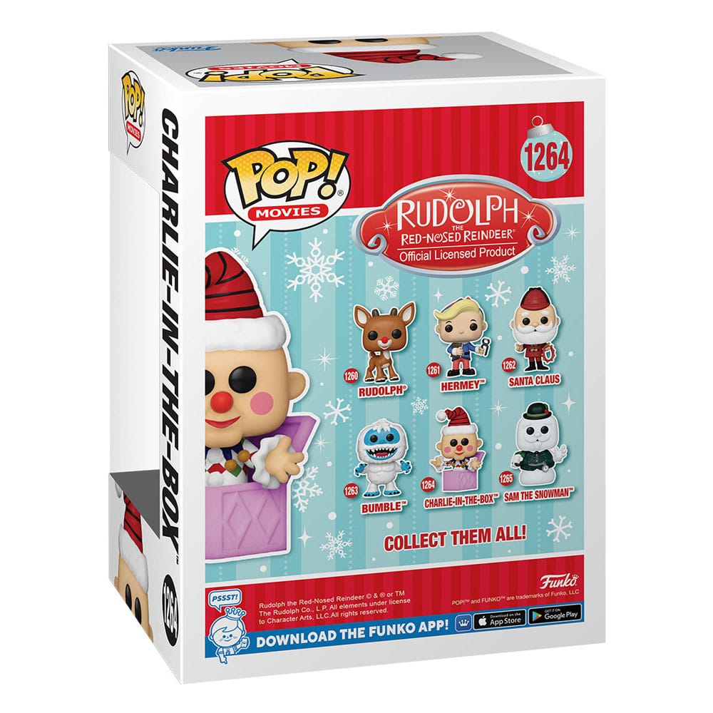 Rudolph the Red-Nosed Reindeer POP! Movies Vinyl Figure Charlie in the Box 9 cm 