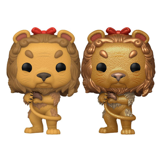 The Wizard of Oz Cowardly Lion Funko Pop! Movies Vinyl Figure with Chase (Fluorescent)