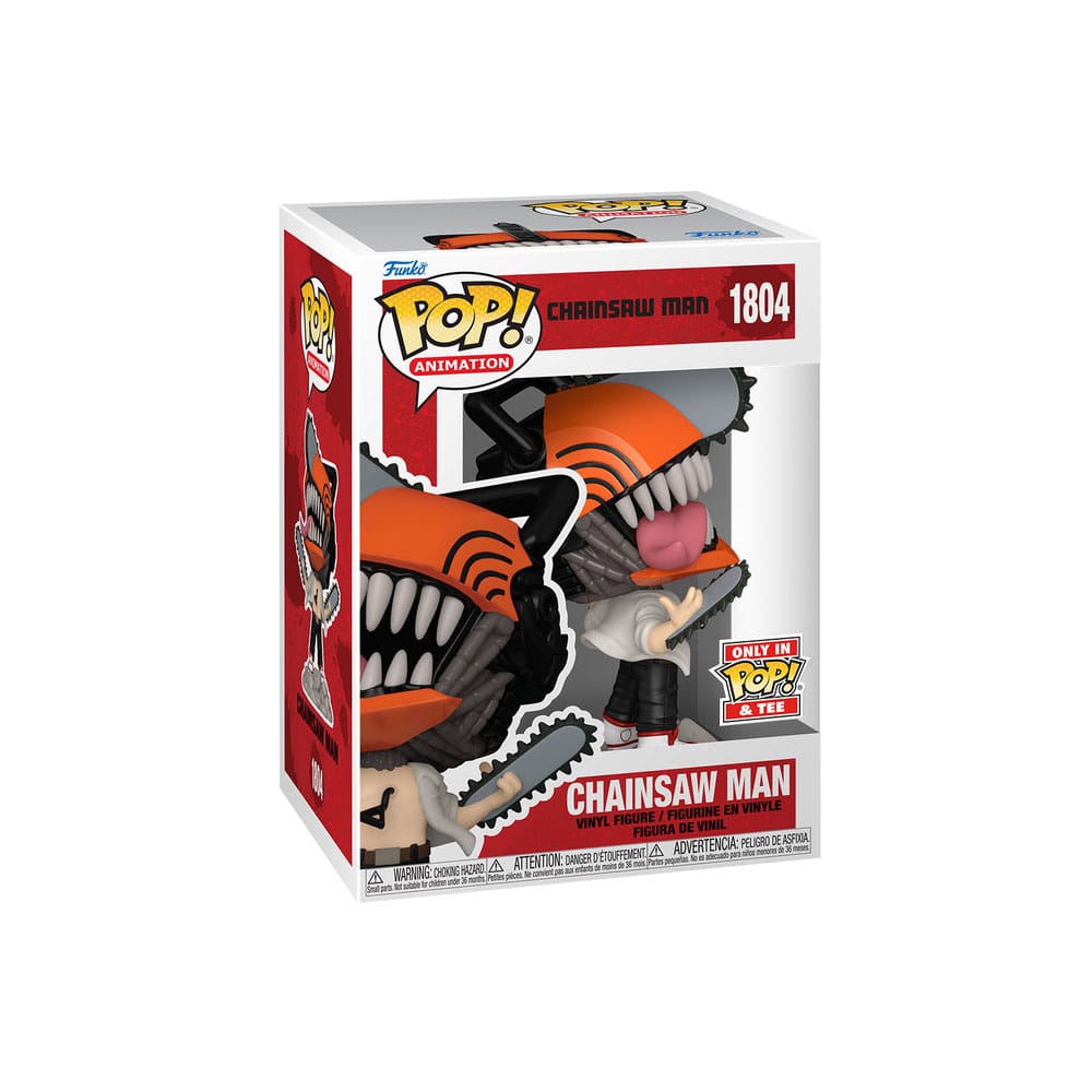 Chainsaw Man POP! & Tee Box Chainsaw Man Leaping Size L