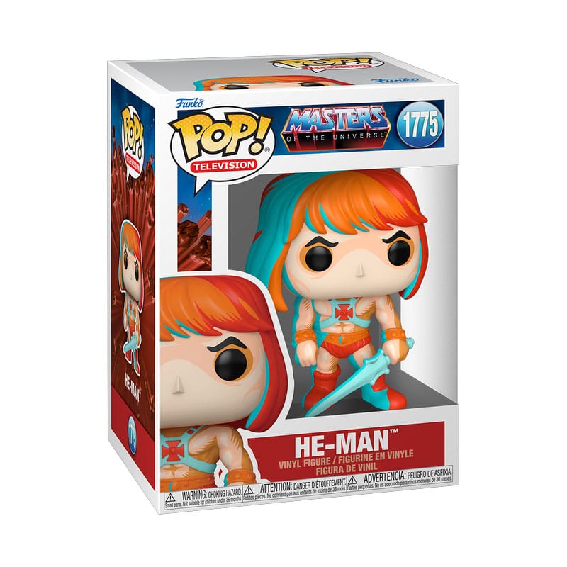 Masters of the Universe POP! Television Vinyl Figure He-Man (Comic Deco) 9 cm