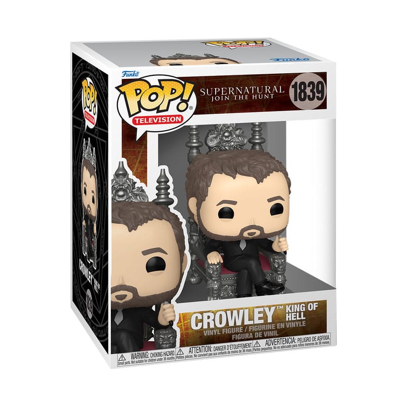 Supernatural Funko POP! Vinyl Figure - King of Hell 'Crowley' 9cm