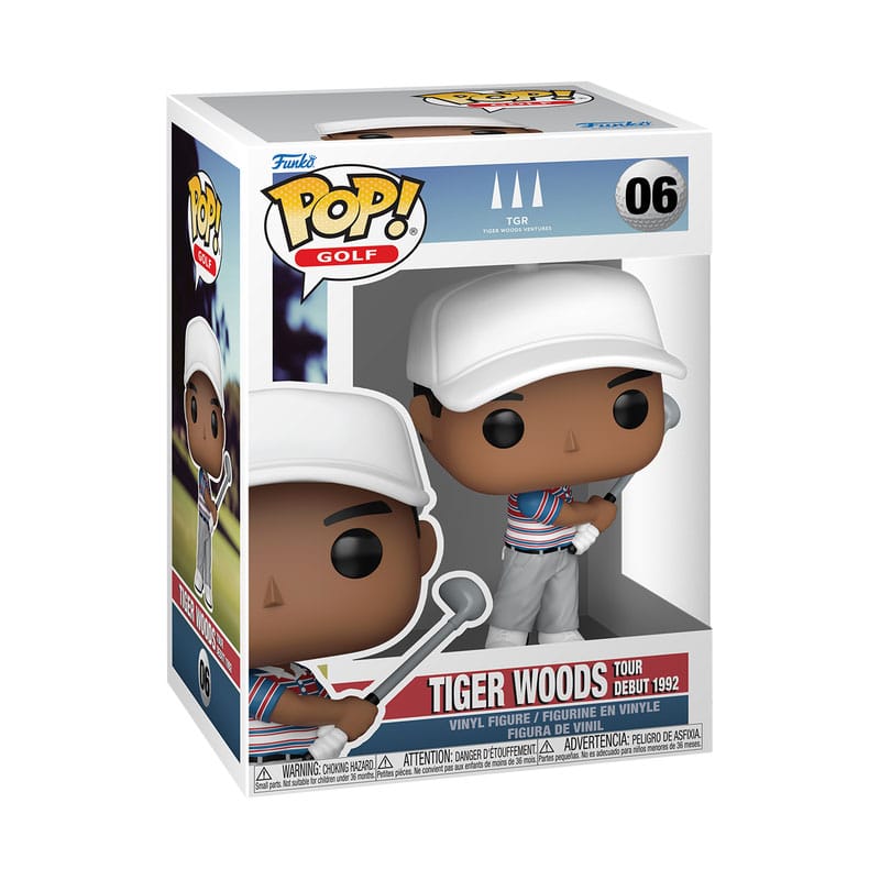 Tiger Woods POP! Golf Vinyl Figure 1992 Debut Edition - Funko Collectible