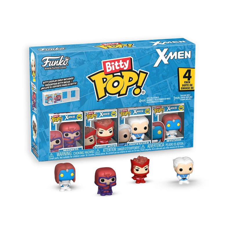 Funko X-Men Bitty POP! Collectible Mini-Figures 4-Pack - Magneto Edition