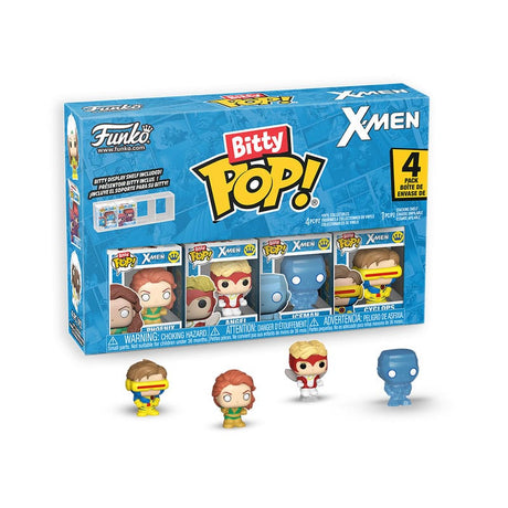 Bitty X-Men Pop! Vinyl Minifigures 4-Pack by Funko - Jean Grey w/ Surprise CH