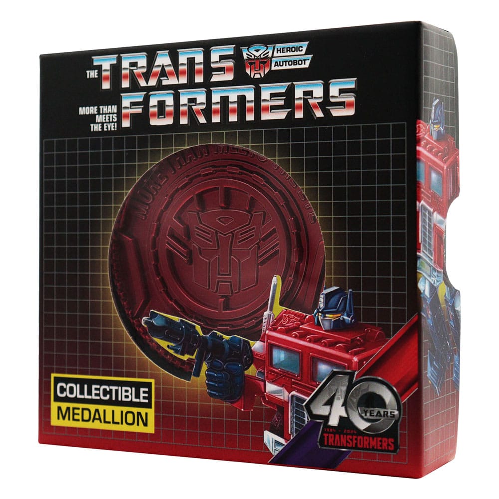 Transformers Medallion 40th Anniversary Autobot Edition 
