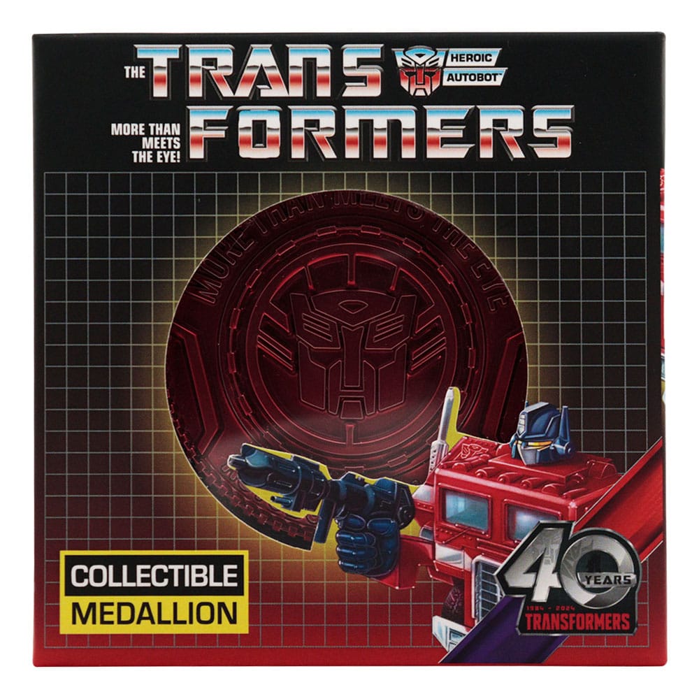 Transformers Medallion 40th Anniversary Autobot Edition 