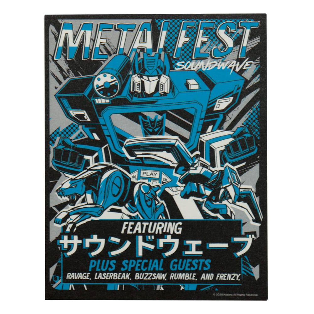 Transformers Replica Soundwave Cassette Limited Edition 