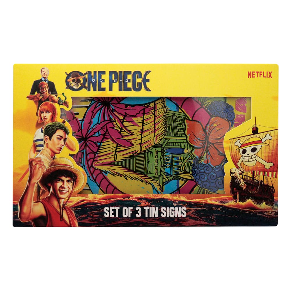 One Piece Tin Signs 3 Pack 